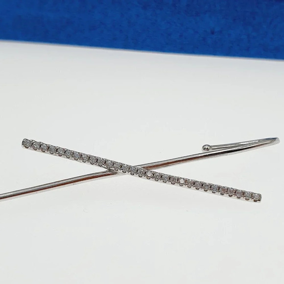 "925 Sterling Silver Earrings for Women/Girls, US44007 - Picture 6 of 7